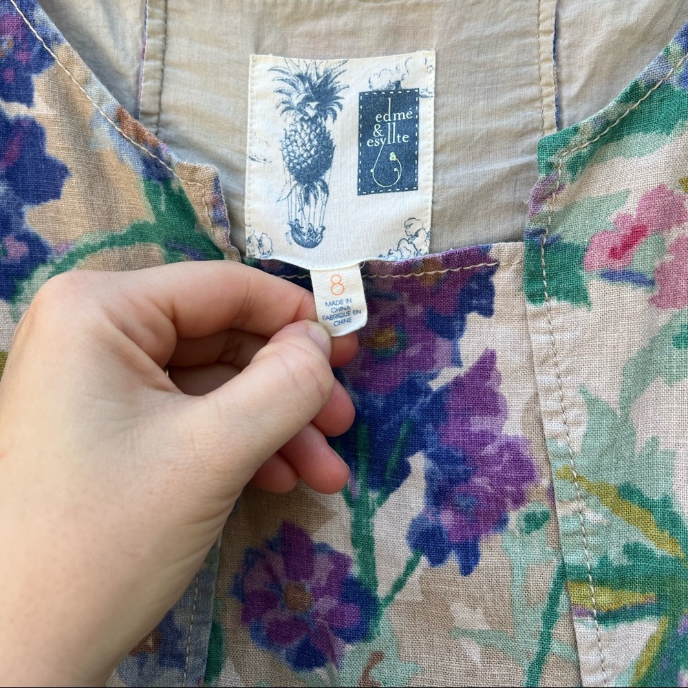 EDME & ESYLLTE for ANTHROPOLOGIE Floral Dress - Picture 6 of 16